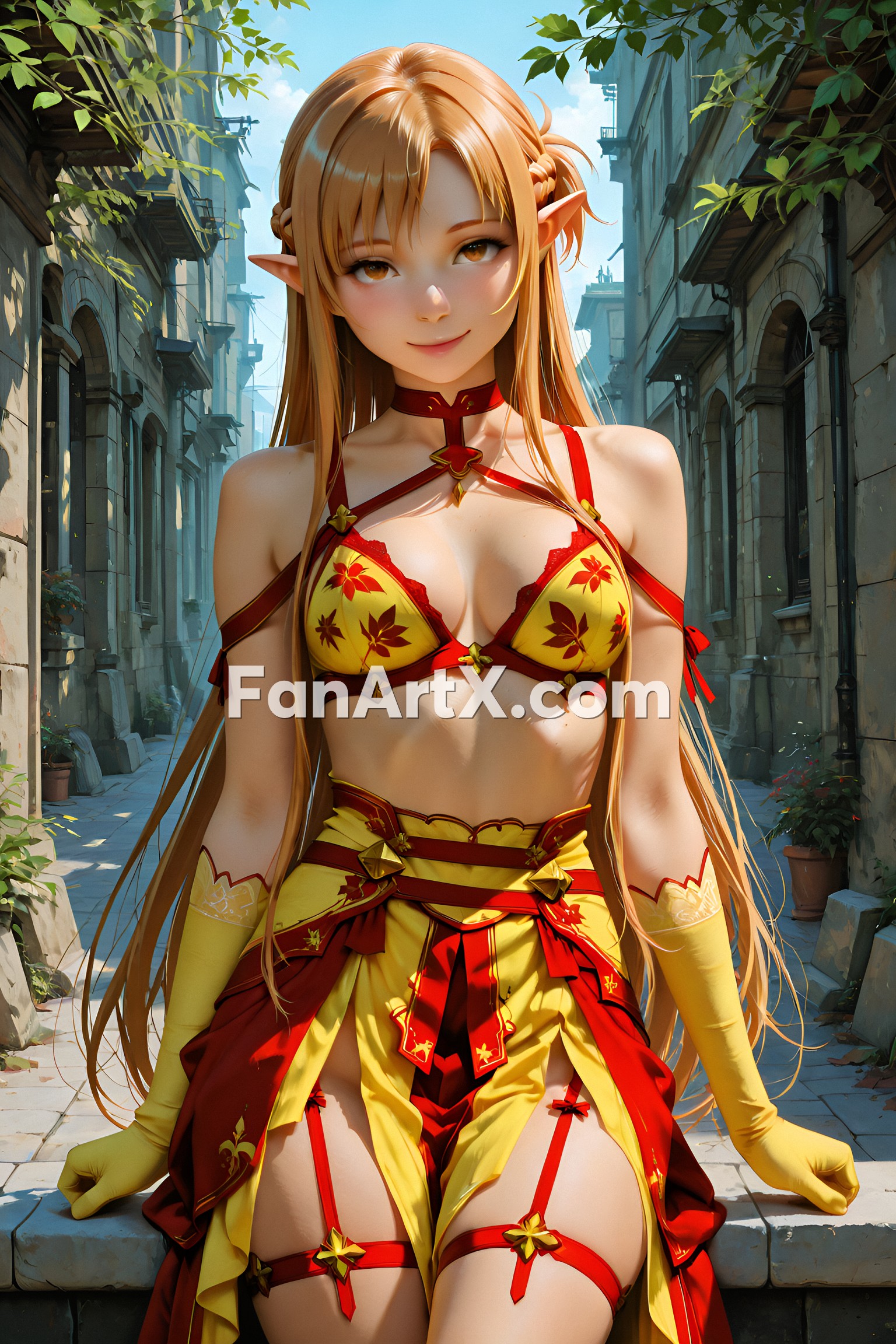 Sao Asuna Yuuki Fanart - Sword Art Online character 3620811